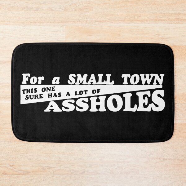 Item preview, For A Small Town... (WHITE) designed and sold by DiscoVolante.