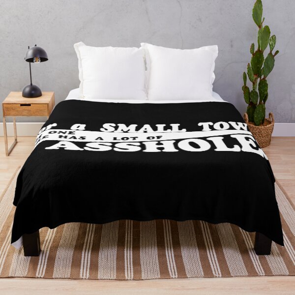 Item preview, For A Small Town... (WHITE) designed and sold by DiscoVolante.