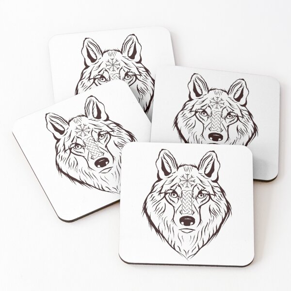 Item preview, Viking mythology. Wolf, helm of terror  designed and sold by Sitenkovamary.