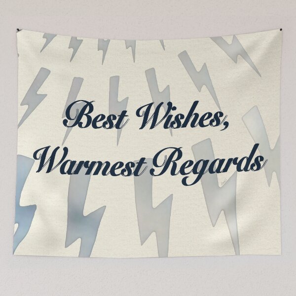 Item preview, “Best Wishes, Warmest Regards” designed and sold by ArtofBecks.
