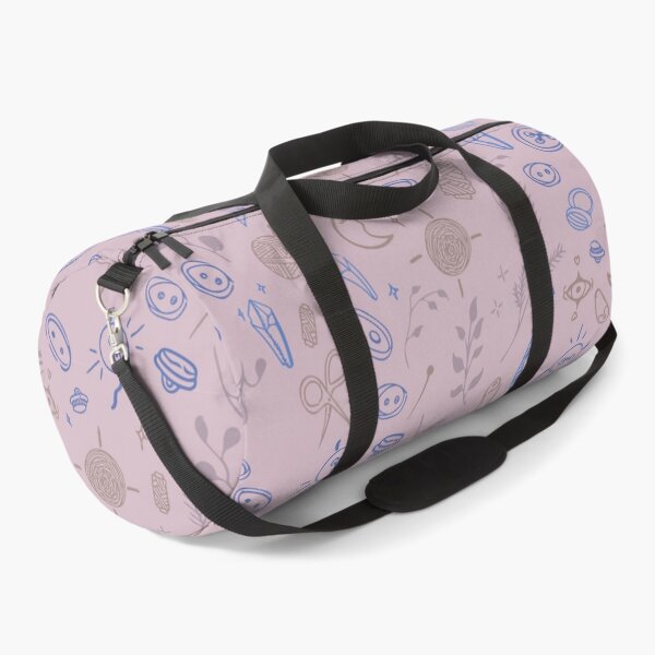 Item preview, Sewing witch pattern in soft pink in blue designed and sold by camertone.