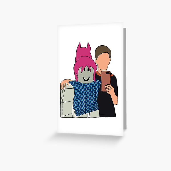 Roblox Girlfriend Greeting Cards Redbubble - roblox girlfriend for sale