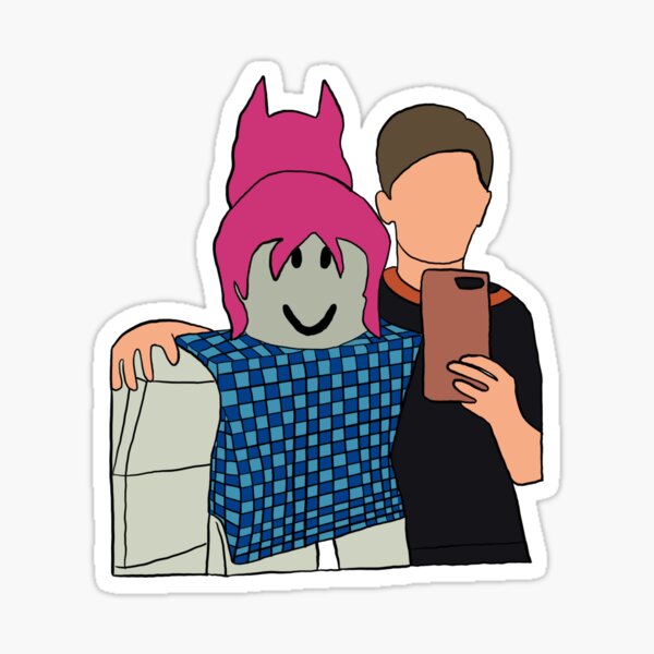 Roblox Girlfriend Stickers Redbubble - cleetus song roblox id
