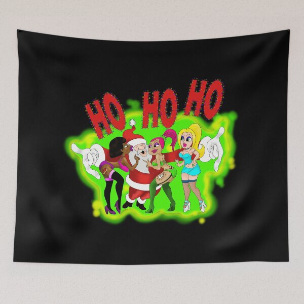 Item preview, Santa's Funny Ho Ho Ho's Graffiti Design - American Dad designed and sold by pinkart666.
