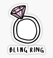 Bling Ring ♡ Trendy/Hipster/Tumblr Meme Sticker
