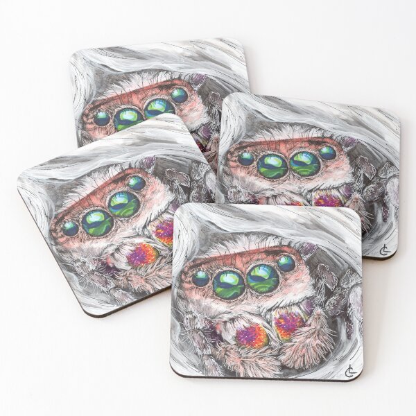 Item preview, Jumping Spider | "HIDE" from Inktober 2020 designed and sold by LizaCompass.