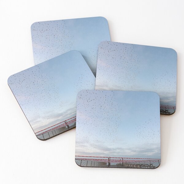 Item preview, Starling clouds gathering designed and sold by GreyFeatherPhot.