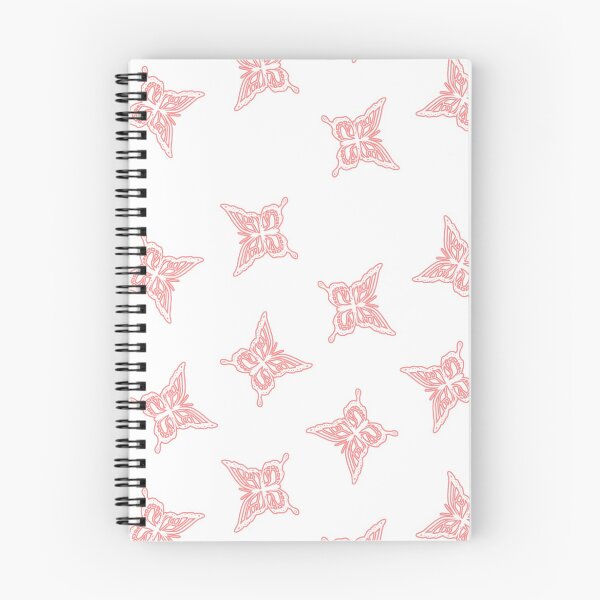 Item preview, Pink and White Butterfly Outline Pattern designed and sold by CoffeeNCream.
