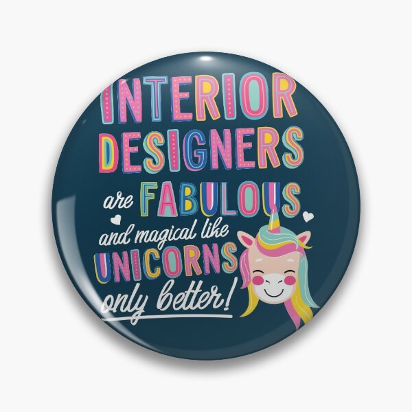 Item preview, Interior Designers are like Unicorns Gift Idea designed and sold by betternotes.