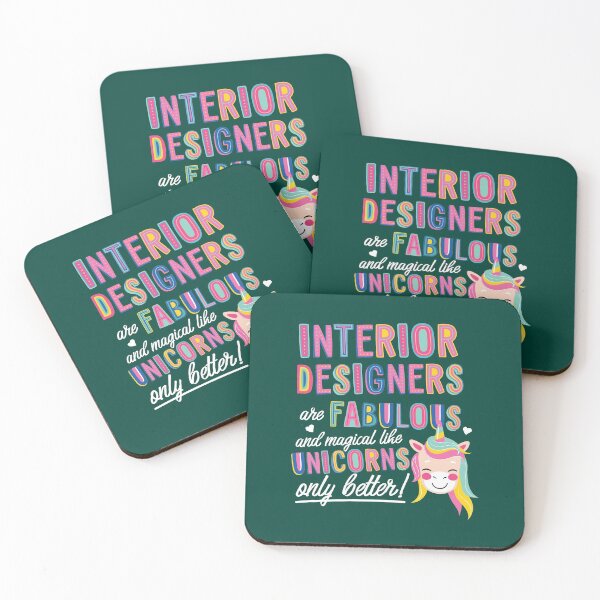 Item preview, Interior Designers are like Unicorns Gift Idea designed and sold by betternotes.