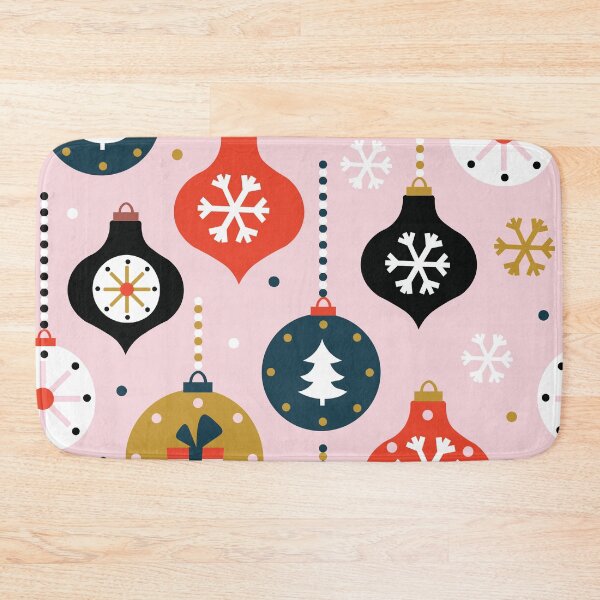 Item preview, Christmas Ornament Pattern (Pink) designed and sold by HeraAndKosmos.