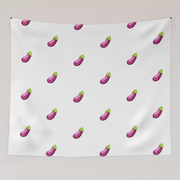 Item preview, Eggplant Emoji designed and sold by Walk-It-Off.