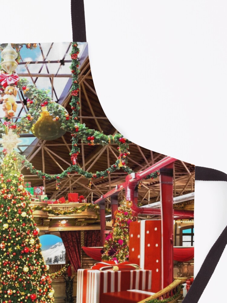 Alternate view of Santas Workshop - Christmas Holiday Art Apron