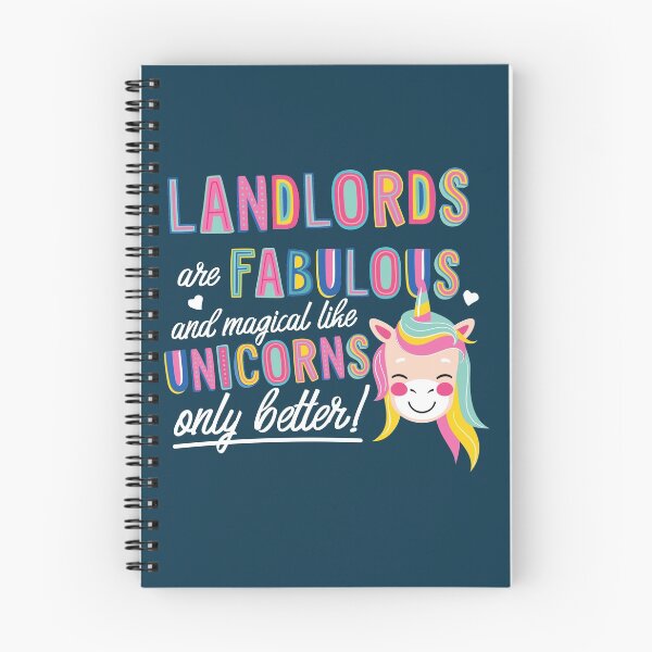 Item preview, Landlords are like Unicorns Gift Idea designed and sold by betternotes.