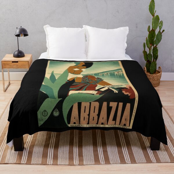 Item preview, retro classic Abbazia poster designed and sold by CorasPosters.