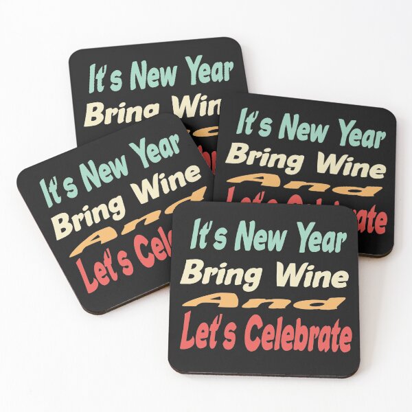 Item preview, Its  new year bring wine and lets celebrate  designed and sold by ibrastore.