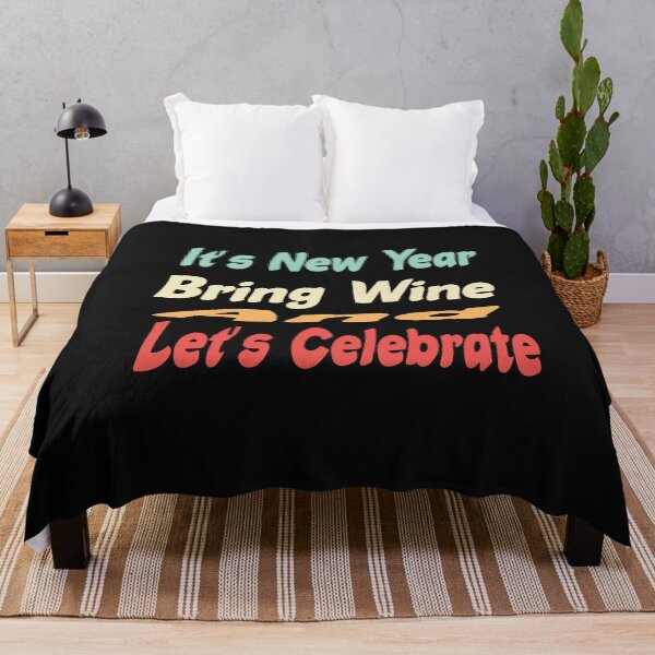 Item preview, Its  new year bring wine and lets celebrate  designed and sold by ibrastore.