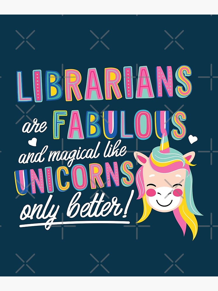 Librarians Unicorn Shirt Fabulous And Magical Like A Unicorn