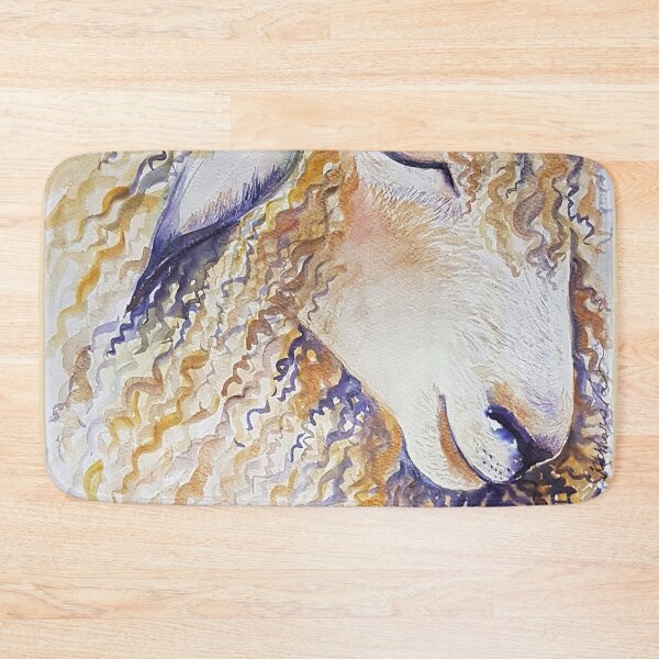 Item preview, Sleepy sheep watercolor designed and sold by orangerinka.