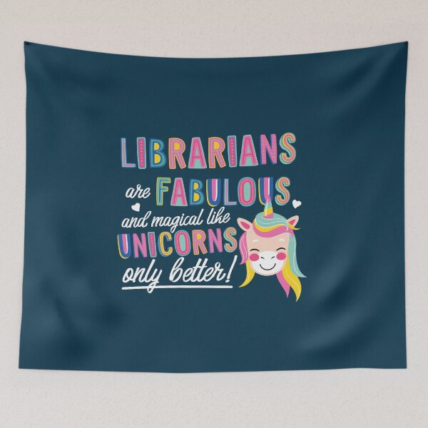 Item preview, Librarians are like Unicorns Gift Idea designed and sold by betternotes.