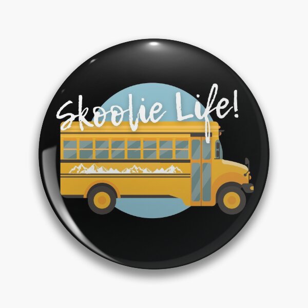 Item preview, Skoolie Life, School Bus Conversion designed and sold by ElizabethMayArt.