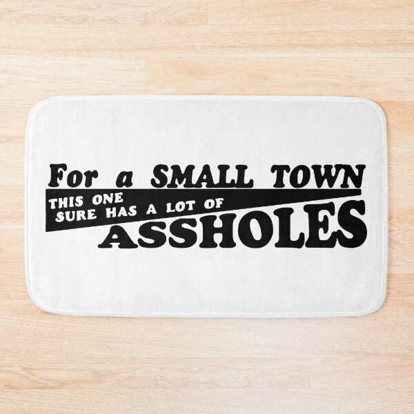 Item preview, For A Small Town... (BLACK) designed and sold by DiscoVolante.