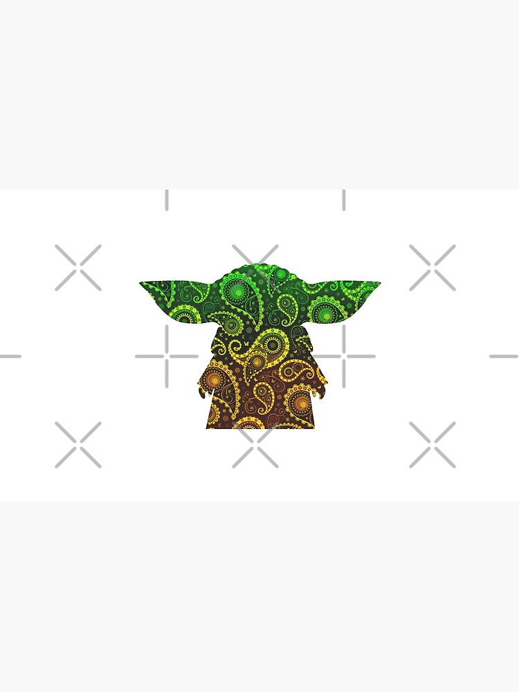 Thumbnail 6 of 6, Coffee Mug, Teardrop Mandala Silhouette - Alien Forest - Dark Background designed and sold by WizzlesEmporium.