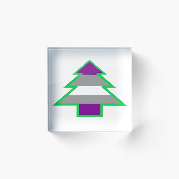 Item preview, Graysexual Pride: Christmas Tree designed and sold by DisneyFanatic23.