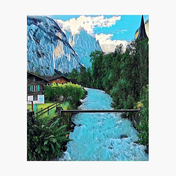 Item preview, Swiss Alps designed and sold by AnnaAndVibes.