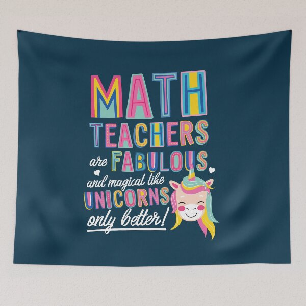 Artikelvorschau, Math Teachers are like Unicorns Gift Idea entworfen und verkauft von betternotes.