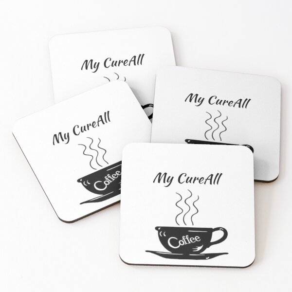 Item preview, "My CureAll" funny line for coffee lovers designed and sold by shopsimply.