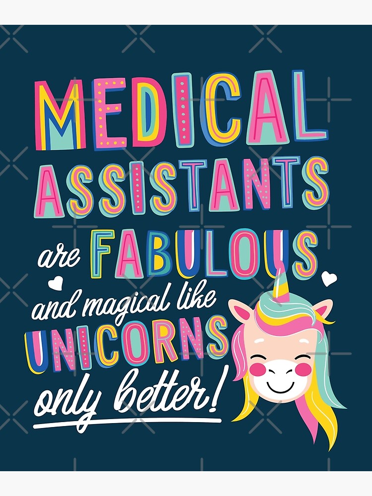 Medical Assistants Magical Like Unicorns Funny Tshirt Gift