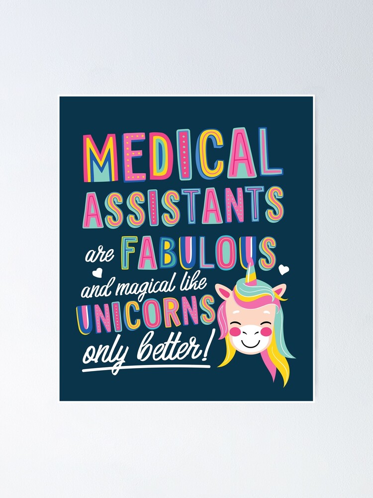 Medical Assistants Magical Like Unicorns Funny Tshirt Gift