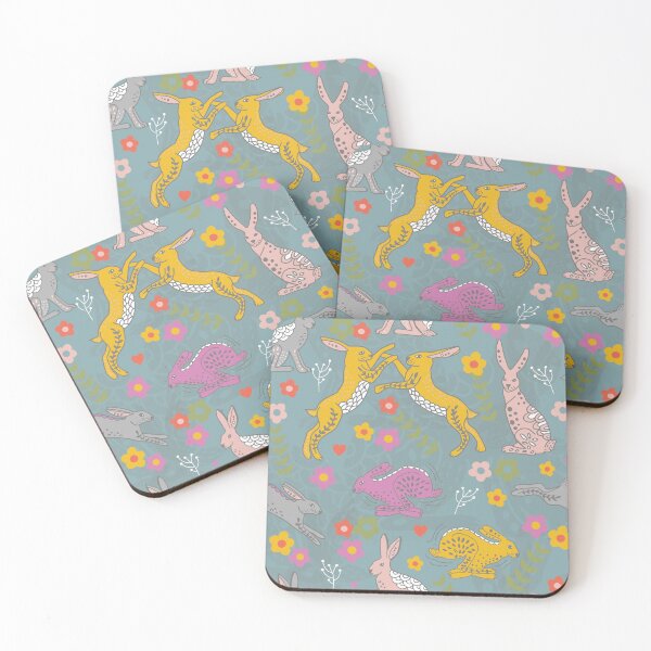 Item preview, Blue March Hares  designed and sold by Claire Wall Designs.
