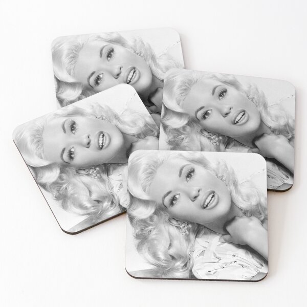 Item preview, Jayne Mansfield Blonde Bombshell pinup 1950s old Hollywood  glamour vintage beauty  fan art shirts mask merch designed and sold by charmingthreads.
