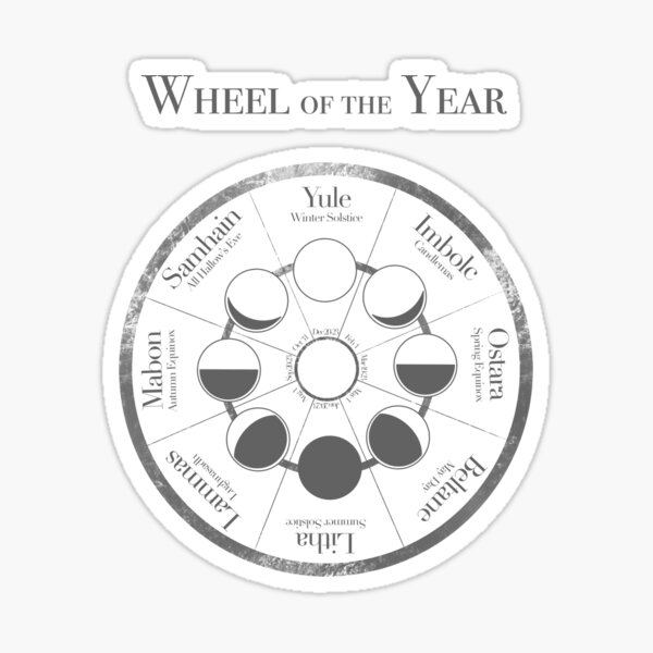 Wheel of the Year Sticker