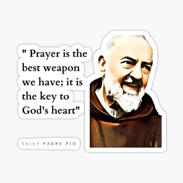 Item preview, Padre Pio praying is the best weapon designed and sold by Enriquegl.