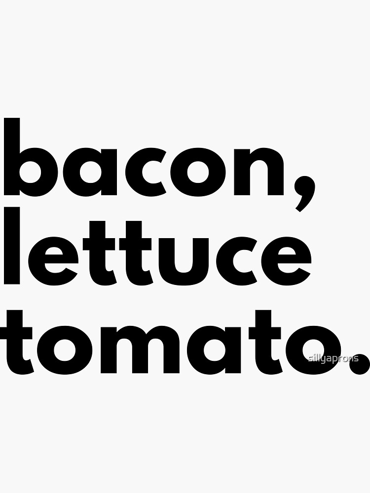 "Bacon. Lettuce. Tomato. (BLT) Solar Opposites" Sticker for Sale by