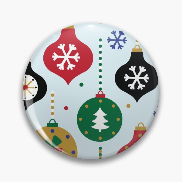 Item preview, Christmas Ornament Pattern (Blue) designed and sold by HeraAndKosmos.