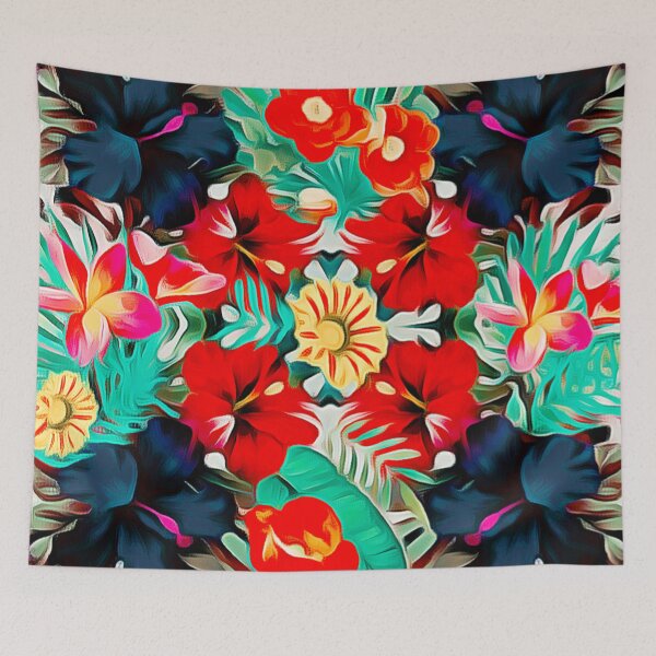 Item preview, Hibiscus Floral Pattern designed and sold by Pretty-Bird.