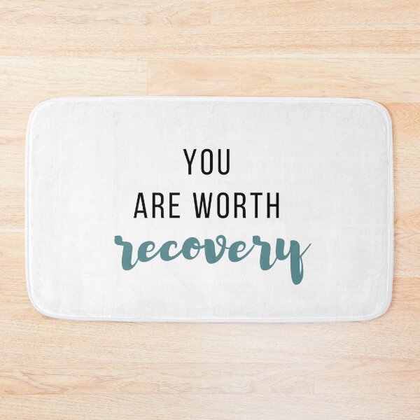 Item preview, You Are Worth Recovery - BlueGrey designed and sold by jshujules.