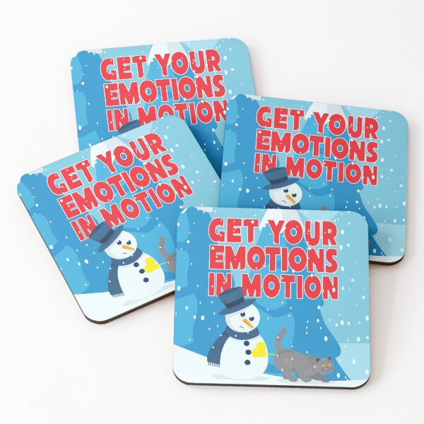Item preview, Get Your Emotions In Motion Funny Winter Cat  designed and sold by MiloCuteCat.