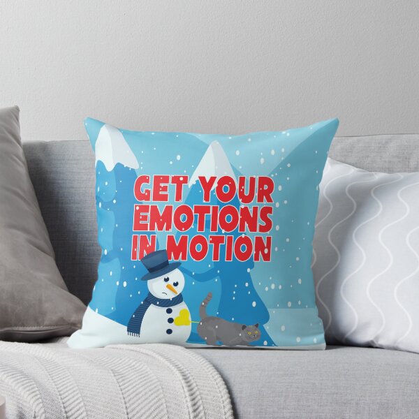 Item preview, Get Your Emotions In Motion Funny Winter Cat  designed and sold by MiloCuteCat.