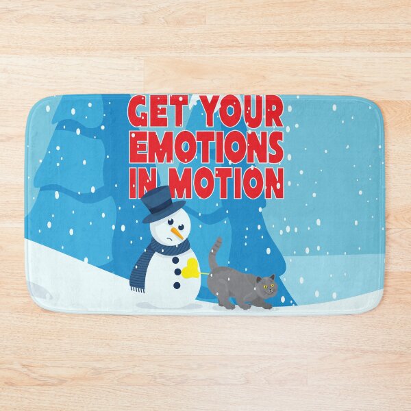 Item preview, Get Your Emotions In Motion Funny Winter Cat  designed and sold by MiloCuteCat.