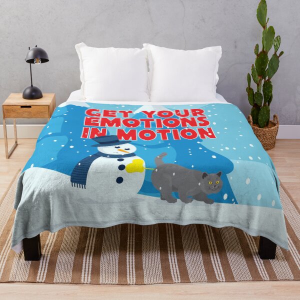 Item preview, Get Your Emotions In Motion Funny Winter Cat  designed and sold by MiloCuteCat.
