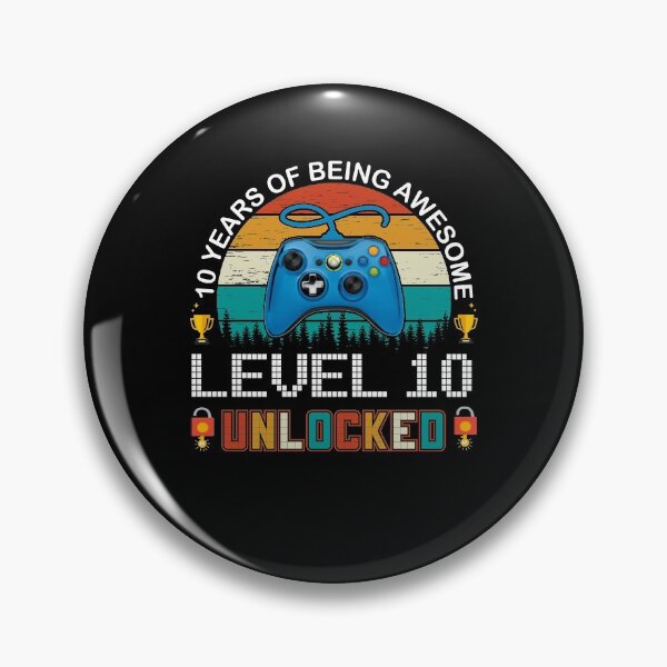 Item preview, Level 10 Unlocked designed and sold by SergeantSwagger.
