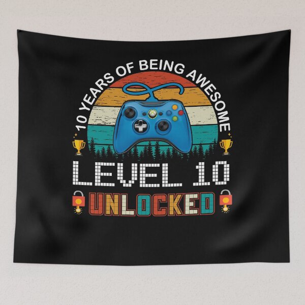 Item preview, Level 10 Unlocked designed and sold by SergeantSwagger.
