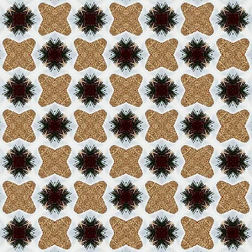 Artwork thumbnail, Brown Stars Pattern by PrimeScripts