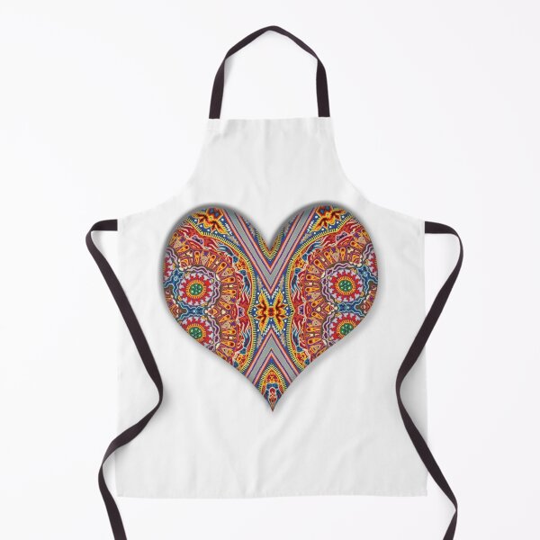 Item preview, Huichol Style Heart Mandala designed and sold by DesJardins.