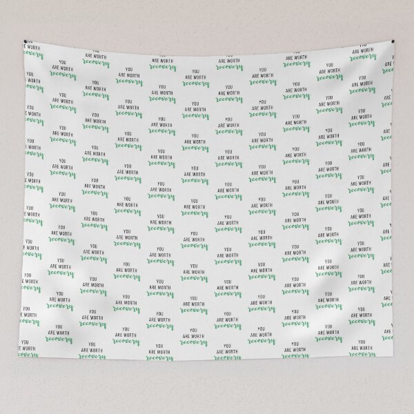 Item preview, You Are Worth Recovery - Greenish designed and sold by jshujules.